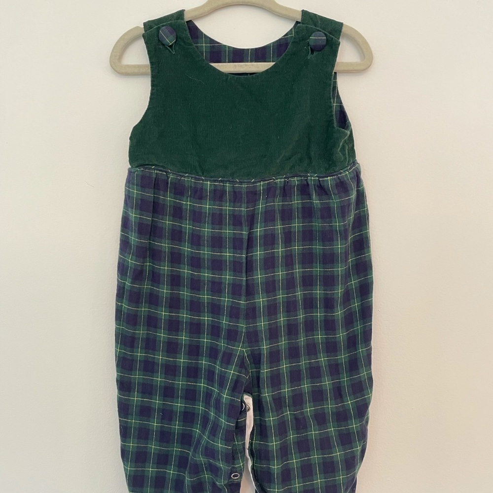 Adorable boys holiday overalls